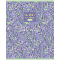 Тетрадь А5 96л клетка "Charming garden" на скобе матовая ламинация 5 дизайнов 96Т5лВ1/057330 от магазина "Карандаш"