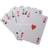 Карты игральные 54шт, большие 12х8,5см XJ4199 от магазина "Карандаш"