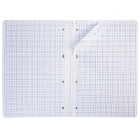 Тетрадь А4 80л клетка "CarbonStyle" на гребне перфорация выб лак 2 дизайна 068810 от магазина "Карандаш"