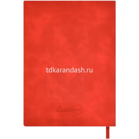 Ежедневник недатированный А6+ "Escalada" 320стр., красный, искусственная кожа софт-тач 64025 от магазина "Карандаш"