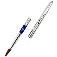 Кисть синтетика круглая №5 имитация колонка, короткая ручка, в футляре 4680043634002 от магазина "Карандаш"