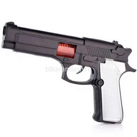 Пистолет "Классик" 22х13,5х3см пластик (свет, звук) 500-8