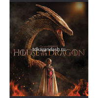 Тетрадь А5 48л клетка "Дом дракона" на скобе 5 дизайнов 48Т5В1/079424 от магазина "Карандаш"