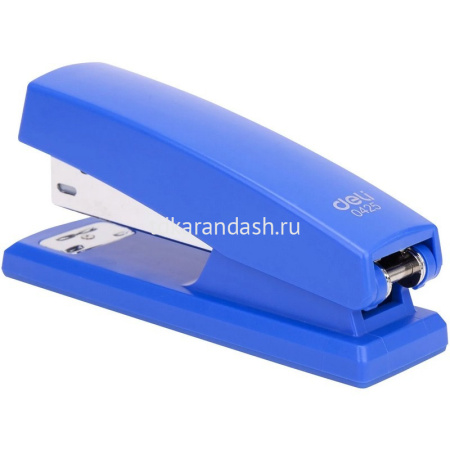 Степлер №24/6,26/6 25л глубина 60мм пластик синий E0425 от магазина "Карандаш"