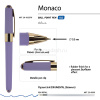 Ручка шариковая "Monaco" 0,5мм синяя, лавандовый корпус 20-0125/16 от магазина "Карандаш"