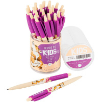 Ручка шариковая "HappyClick. Kids. Лисенок" 0,5мм синяя, автомат 20-0241/74 от магазина "Карандаш"