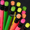 Карандаш чернографитный "Neon" HB, с ластиком, трехгранный, ассорти EU54600-1 от магазина "Карандаш"