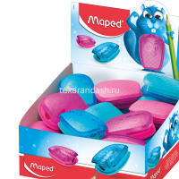 Точилка 1 отв. "Pulse" с контейнером, пластик, 2 цвета 071450 от магазина "Карандаш"