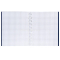 Тетрадь А5 80л клетка "Velvet. Синяя" на спирали пластиковая обложка 081568 от магазина "Карандаш"