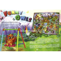 Игра настольная "Funny Owls" Набор 1 (игровое поле, фишки, кубик) DT G98 от магазина "Карандаш"