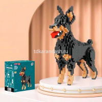 Конструктор 3D "Собака-3" 957 деталей 15х14х8см пластик 18247BA от магазина "Карандаш"