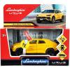 Машина "Lamborghini urus" желтая, инерционная, металл 12см (свет, звук, открывающиеся двери) 2312C00
