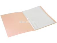 Папка-портфолио универсальное А4 "Gems" 40 файлов пластик 0,7мм с карманом, кремовый GEMPP40CREAM от магазина "Карандаш"