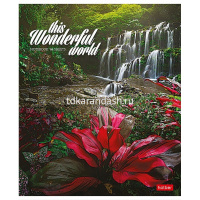 Тетрадь А5 96л линия "Удивительный мир" на скобе 5 дизайнов 96Т5В2/063258 от магазина "Карандаш"