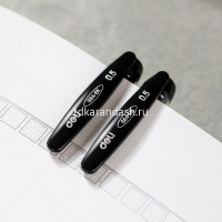 Ручка гелевая "Arris" 0,5мм черная, круглый черный матовый корпус Soft Touch EG64-BK от магазина "Карандаш"