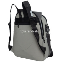 Рюкзак-сумка 29х37,5х15см, 630гр, 2 отделения, 4 кармана, серый RD-546-2/3 от магазина "Карандаш"