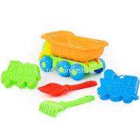 Набор д/песка №269 (самосвал "Кеша" + лопатка №5, грабельки №5, 2 формочки) 4311 от магазина "Карандаш"