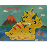 Пазл 22х17,5см дерево, 6 видов XJ4090 от магазина "Карандаш"