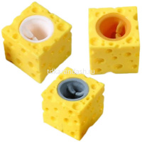 Игрушка-антистресс "Мышка в сыре" 5х5см 4 вида XF2317 от магазина "Карандаш"