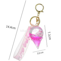 Брелок Мороженое 7см с подвеской, пластик/силикон, цвет ассорти Y10432-24 от магазина "Карандаш"
