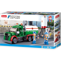 Конструктор "Город.Автозаправочная станция" 267 деталей 38х23,7х6,7см пластик M38-B0878 от магазина "Карандаш"