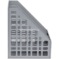 Лоток д/бумаг вертикальный 5 отделений 245х295х250мм сборный серый ЛТВ-63723/ЛТ84 от магазина "Карандаш"