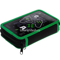 Пенал "Let's go play" 19х11х5см, прямоугольный, двухстворчатый, глянцевая ламинация 089047 от магазина "Карандаш"