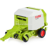 Трактор с прицепом и поддоном инерционный на батарейках, пластик 18х9,5х12см (свет, звук) WY900L от магазина "Карандаш"