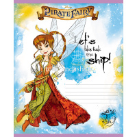 Тетрадь А5 18л клетка "Феи" на скобе 5 дизайнов 18Т5В1/063101 от магазина "Карандаш"