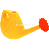 Лейка "Цветочек" 13х13х10см пластик, желто-красная 9140/РС от магазина "Карандаш"