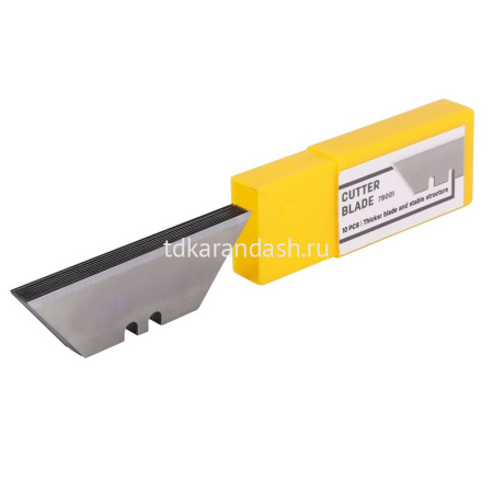 Лезвия к ножам канц. 12мм, 10шт. (для ножей Е2100, Е2101) E78001 от магазина "Карандаш"