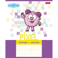 Тетрадь А5 12л линия "Смешарики" на скобе 5 дизайнов 12Т5В2/084147 от магазина "Карандаш"