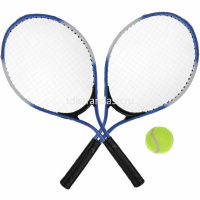 Ракетки для бадминтона 53см с мячом, 4 цвета, пластик, в чехле PZ2218 от магазина "Карандаш"