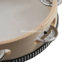 Бубен 15х4,5см дерево/металл, 2 цвета 11062-24 от магазина "Карандаш"