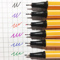 Набор капиллярных ручек 6цв 0,4мм "Stabilo point" , пластиковый блистер с европодвесом 88/6 от магазина "Карандаш"