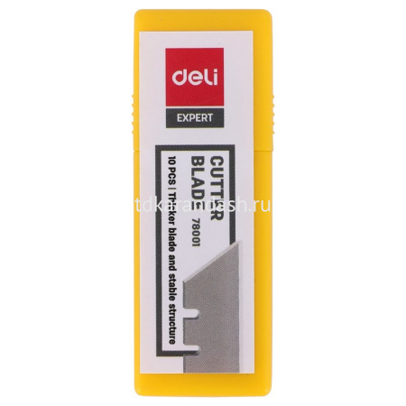 Лезвия к ножам канц. 12мм, 10шт. (для ножей Е2100, Е2101) E78001 от магазина "Карандаш"