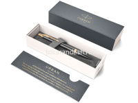 Ручка РШ "Parker Urban Muted Black GT" М синяя, в подар.уп. 1931576 от магазина "Карандаш"