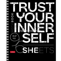 Тетрадь А5 96л клетка "In the dark" на спирали выборочный лак 4 дизайна 96Т5вмВ1гр/077330 от магазина "Карандаш"