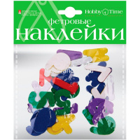 Декор.наклейки "Цифры" фетр №25 2вида 2-093/25 от магазина "Карандаш"