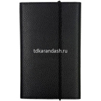 Ежедневник недатированный А5 "Dolce Vita" 192стр., черный, карман на молнии, искусственная кожа от магазина "Карандаш"