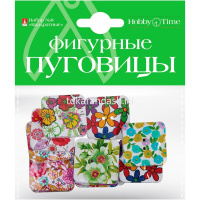 Набор фигурные пуговицы "Квадратные" №8 2-522 от магазина "Карандаш"