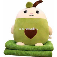 Животные "Фрукты" 32х28см с пледом 5 видов XM24913 от магазина "Карандаш"