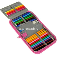 Ранец с наполнением 38х32х23см "J-flex, Fawn" (пенал 27 предметов, мешок для обуви) 21311-46 от магазина "Карандаш"