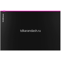 Папка на молнии A4 "Matt Accent" полипропилен, черная, 4 цвета молнии 54953 от магазина "Карандаш"