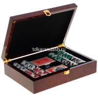 Игра настольная "Покер" (200 фишек, кости) 31,8х23х8см 659011 от магазина "Карандаш"