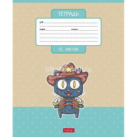 Тетрадь А5 12л линия "Freaky friends" на скобе 5 дизайнов 12Т5В2/074812 от магазина "Карандаш"