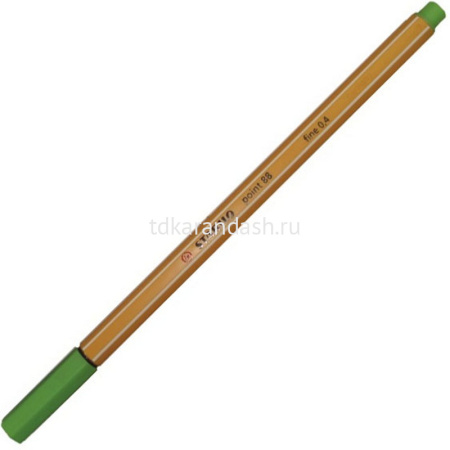 Ручка капиллярная "Stabilo point" 0,4мм цвет листвы 88/43