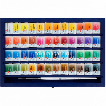 Краски акварельные 48 цветов "Белые Ночи" (1 кисточка) 19431893 от магазина "Карандаш"