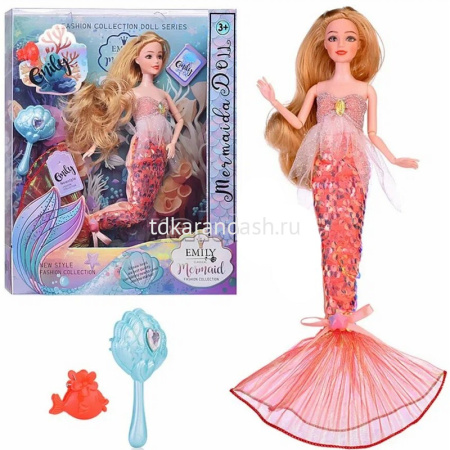 Кукла "Русалка. Эмили" 35см с расческой и заколкой LT371625 от магазина "Карандаш"