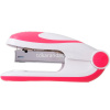 Степлер №24/6,26/6 25л глубина 58мм, розовый/белый E0319 от магазина "Карандаш"